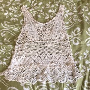 forever 21 lace tank
